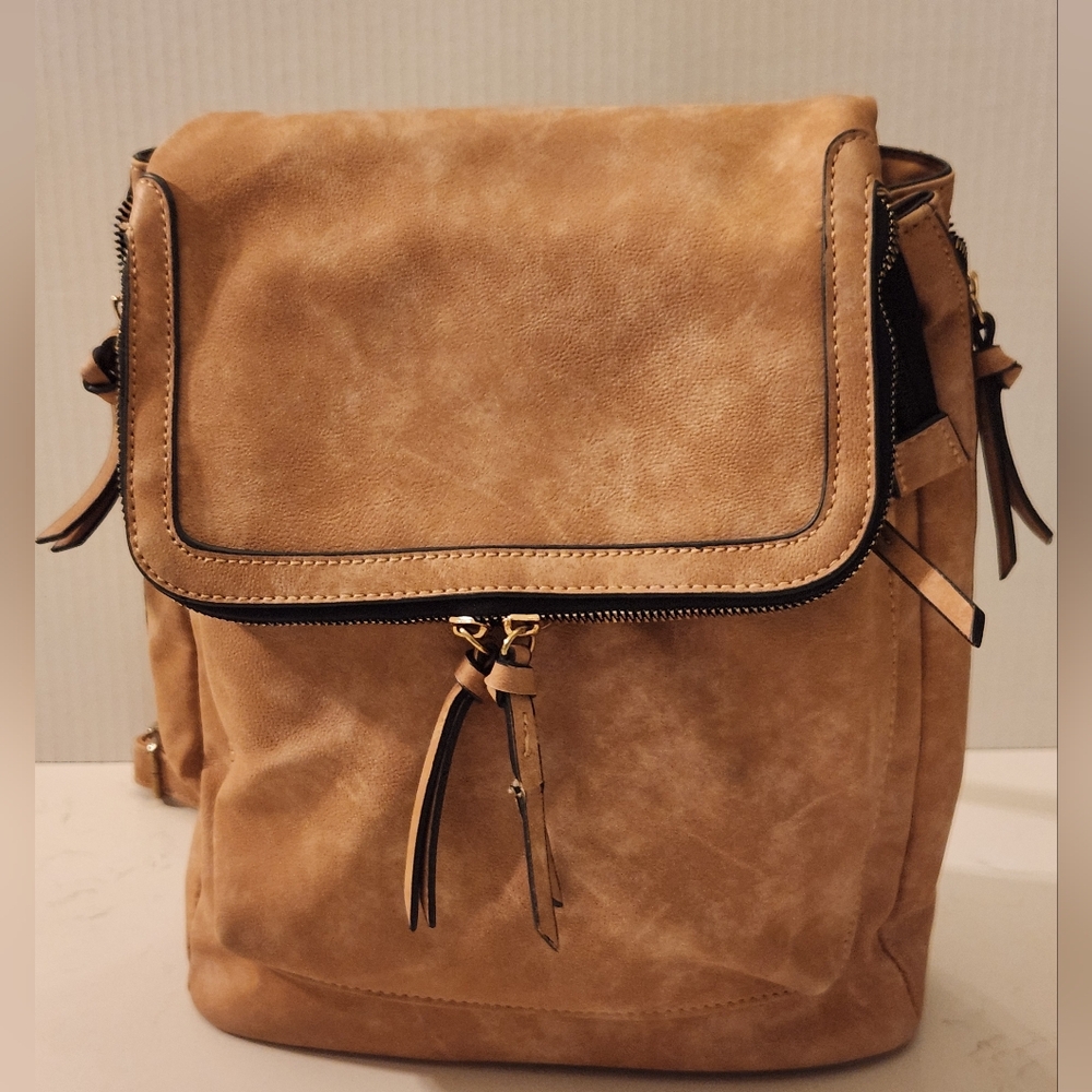 Violet Ray Cognac Backpack - Picture 14 of 14